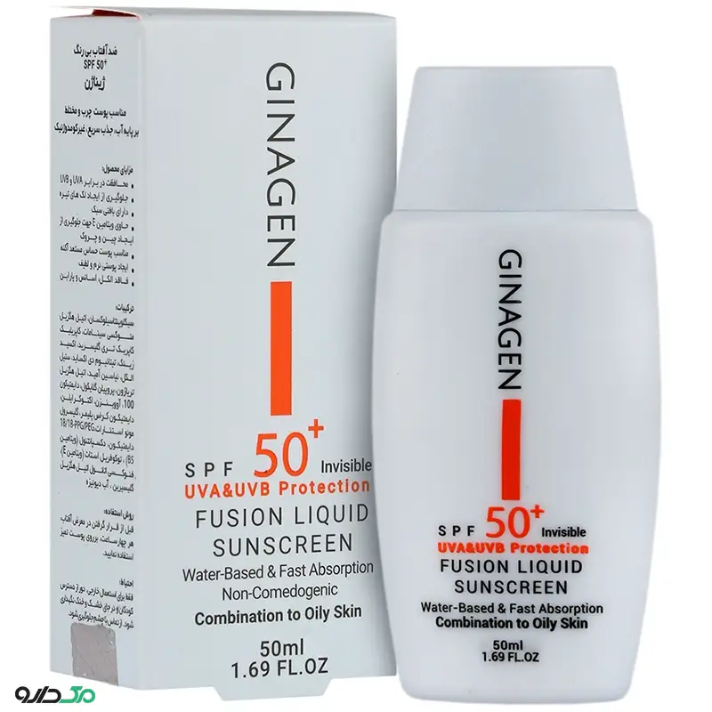 ضد آفتاب پوست چرب و مختلط ژیناژن SPF50